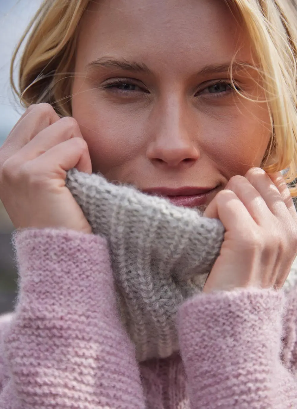 Fisherman Alpaca Ribbed Snood