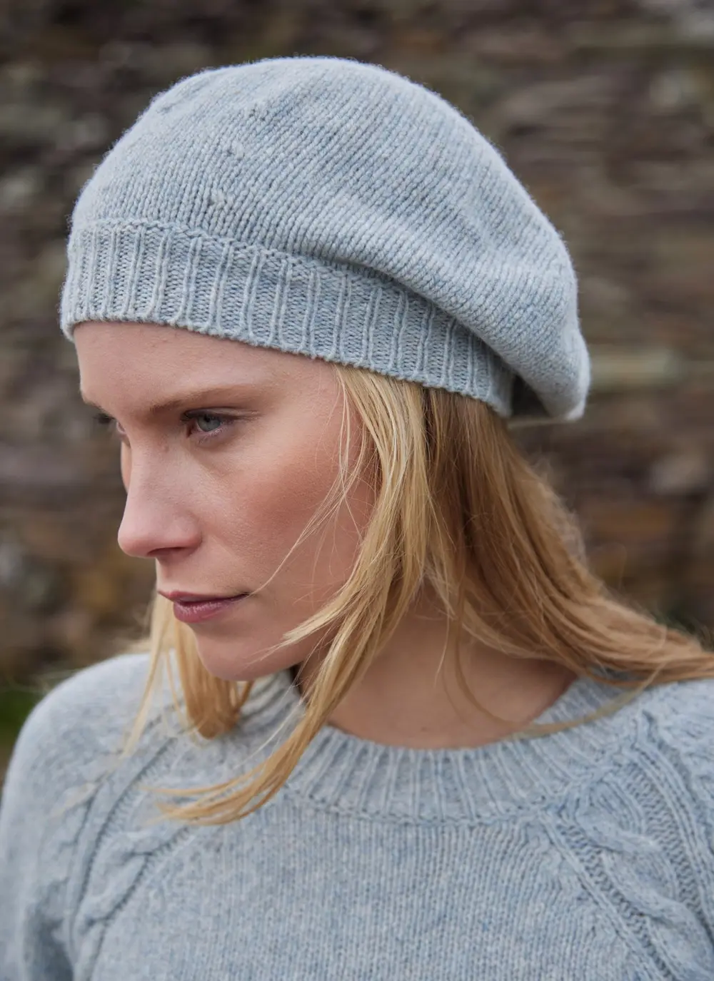Cloud grey beret
