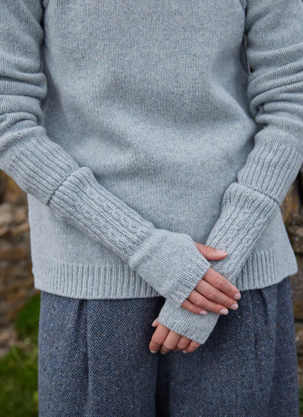 Fisherman Wool Cashmere Handwarmers
