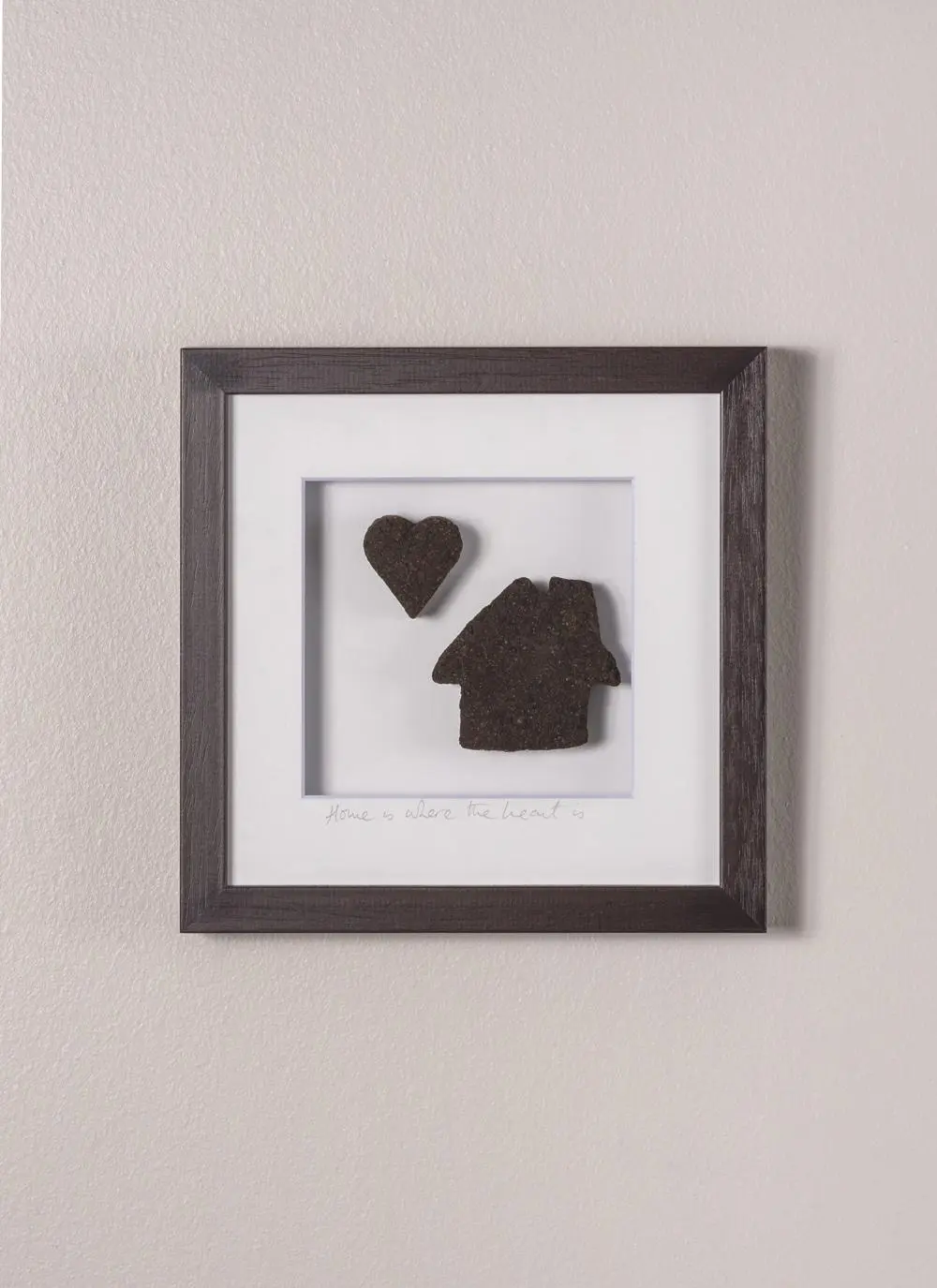 Home Is Where The Heart Is Frame 10 x 10