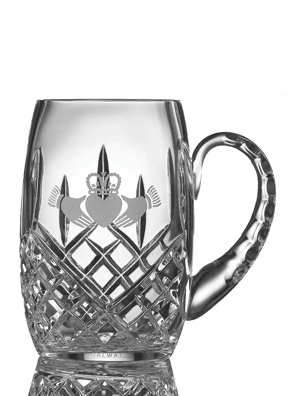 Galway Crystal Claddagh Beer Tankard