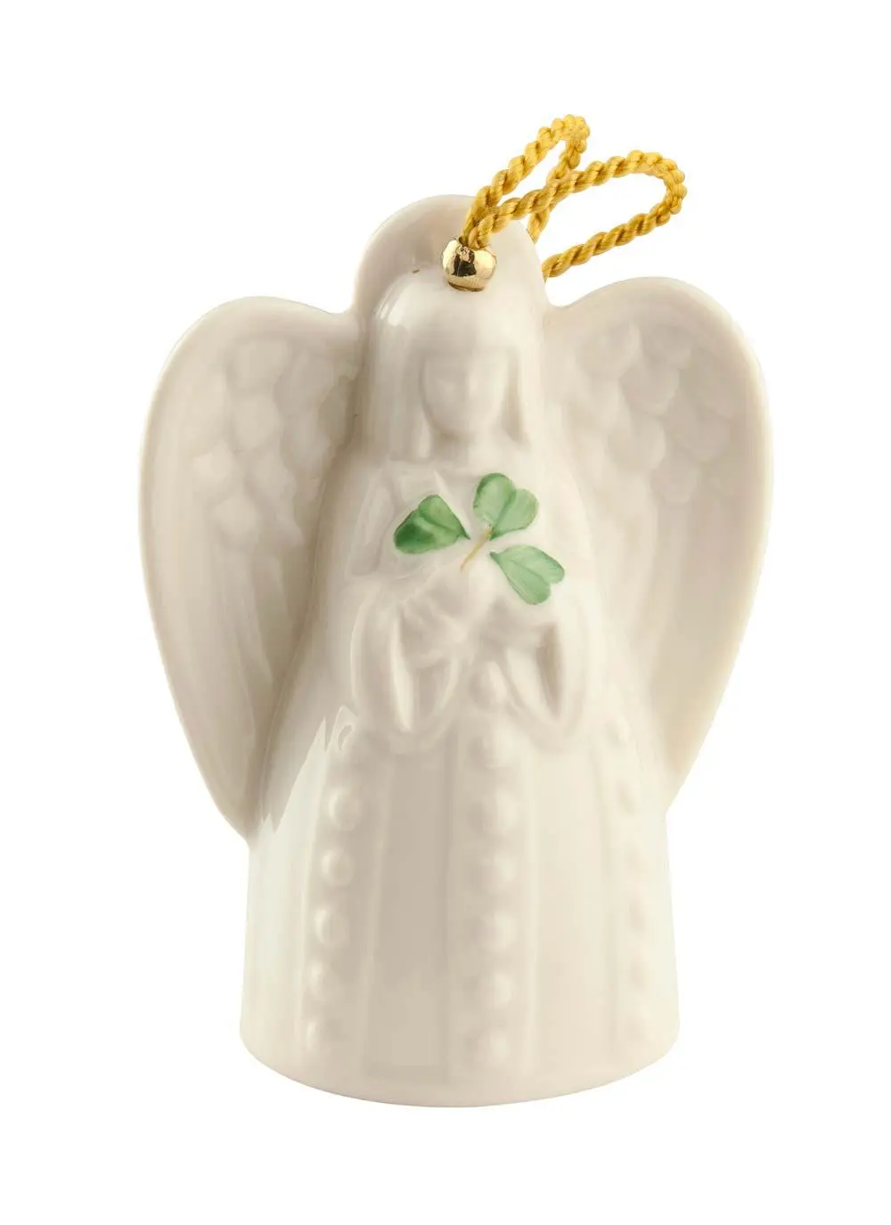 Angel with Shamrock Ornament