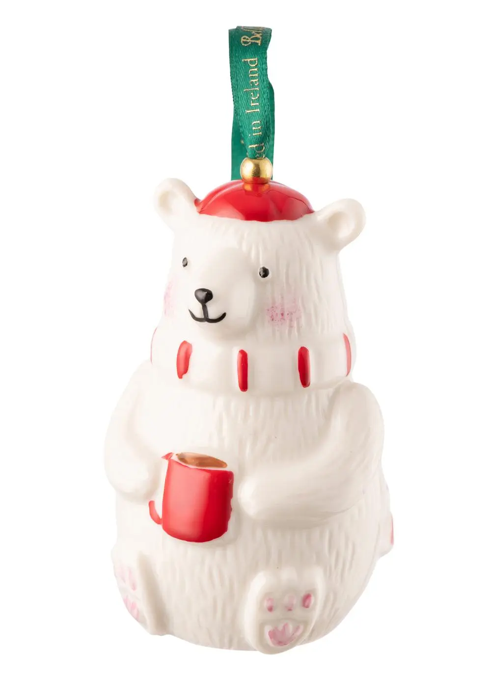 Belleek Polar Bear Ornament 