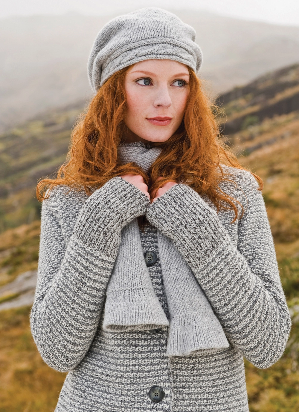 Fisherman Beret Pearl Gray