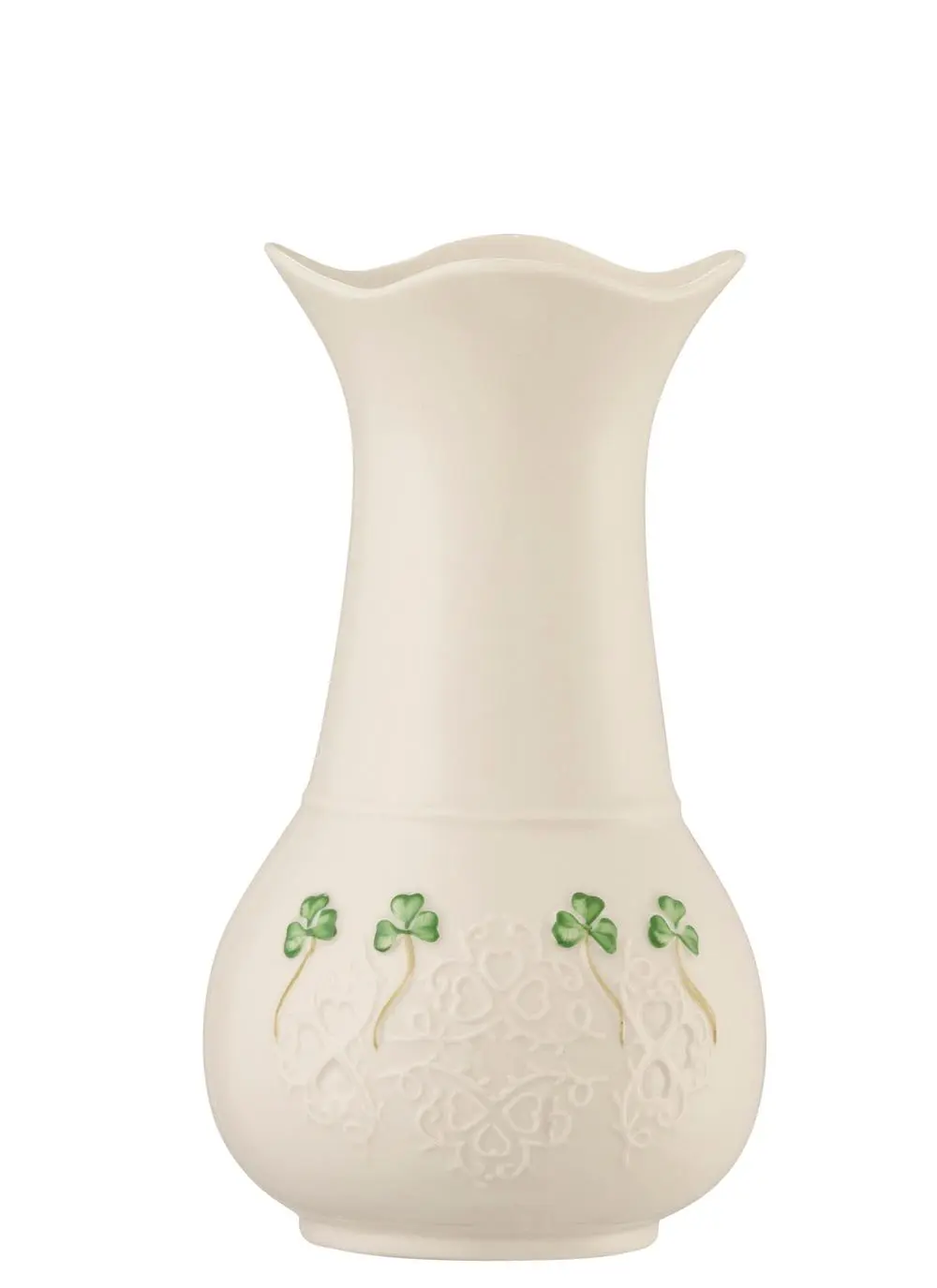Shamrock Lace 7 Inch Vase