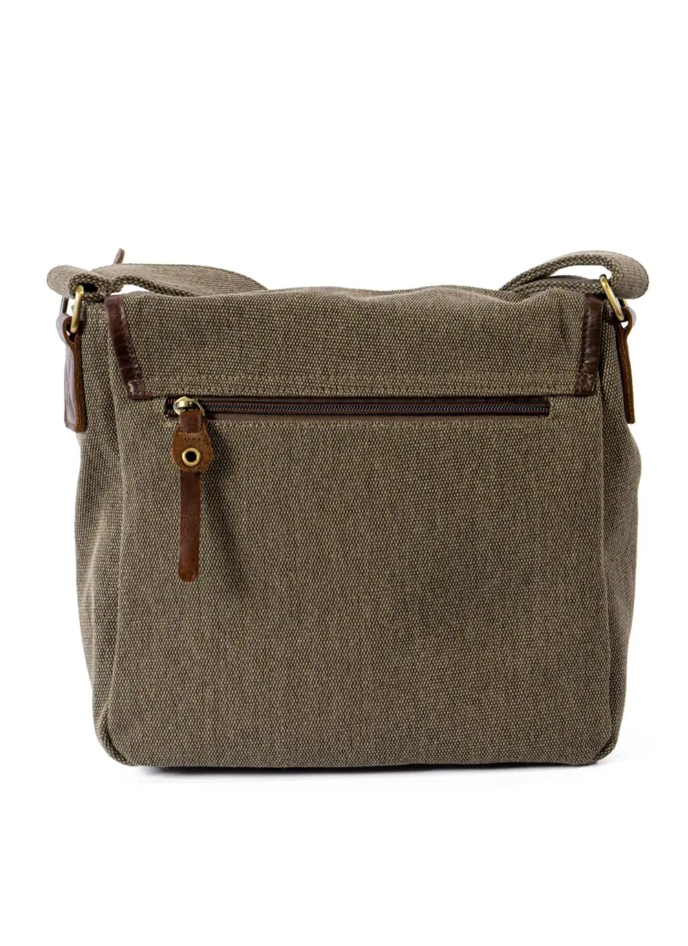 Single Buckle Tweed Satchel