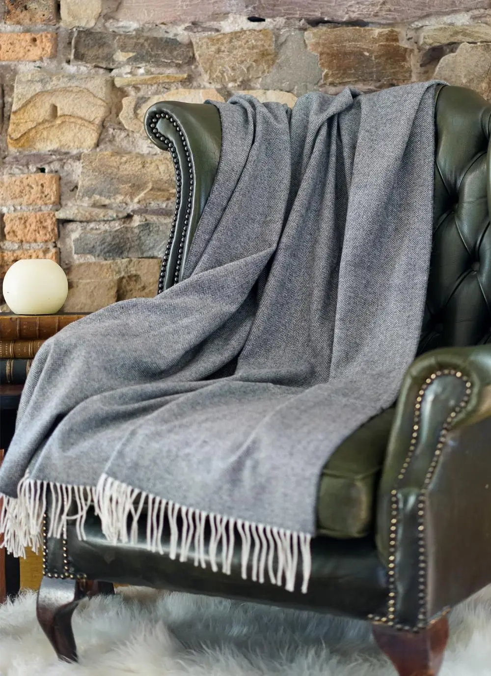 Blarney Heritage Herringbone Throw