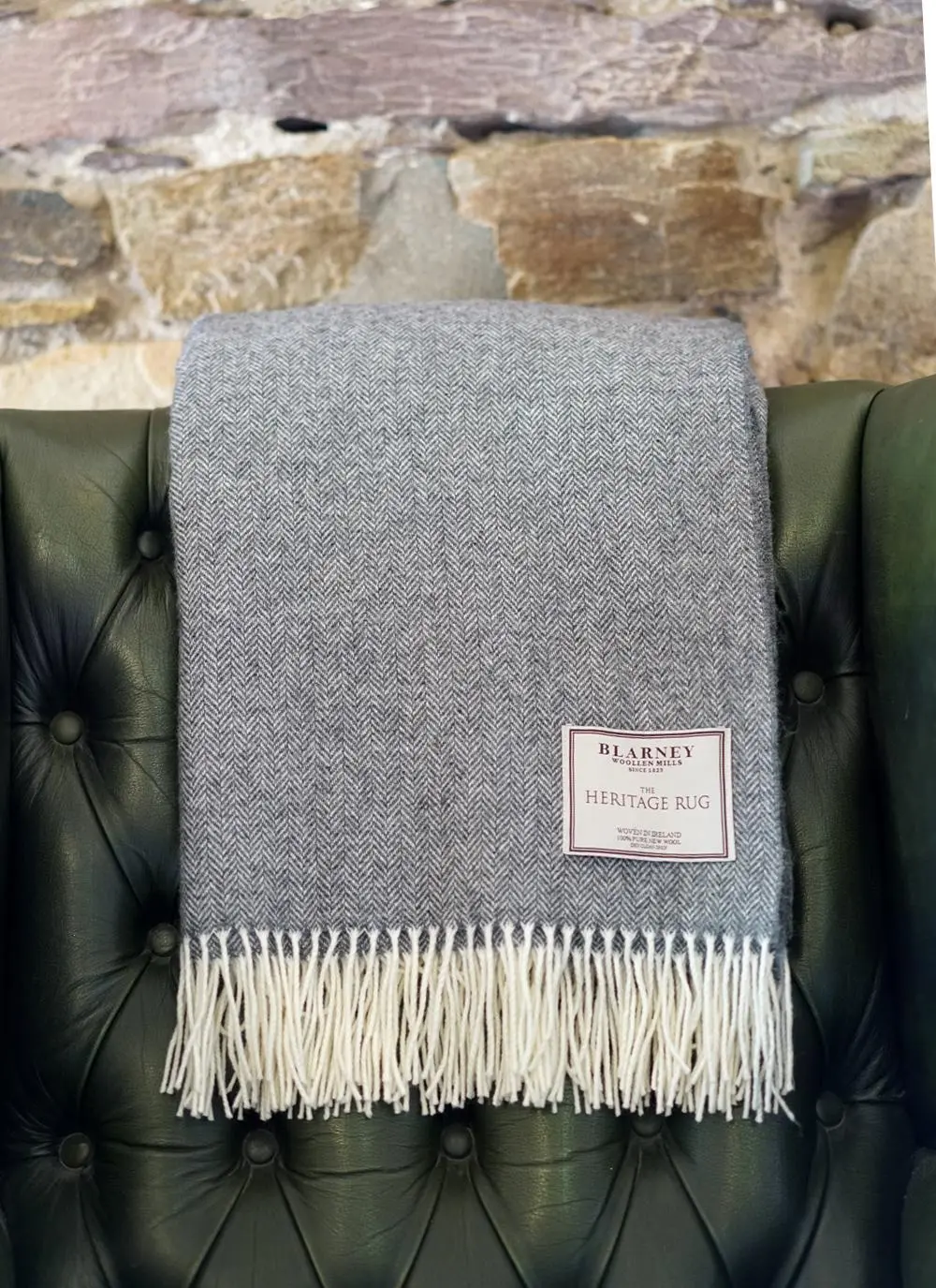 Blarney Heritage Herringbone Throw