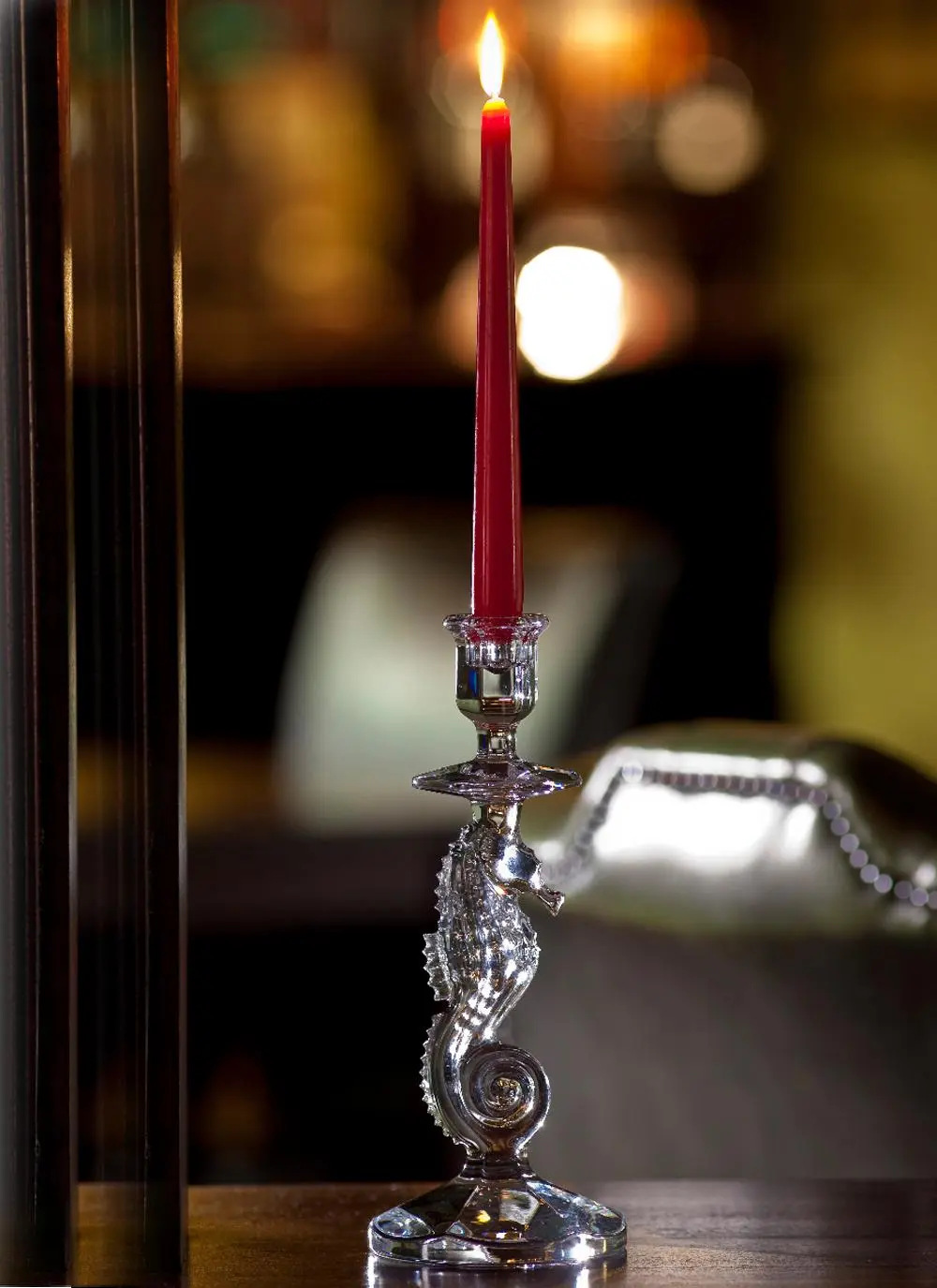 Waterford Crystal Seahorse Candlestick