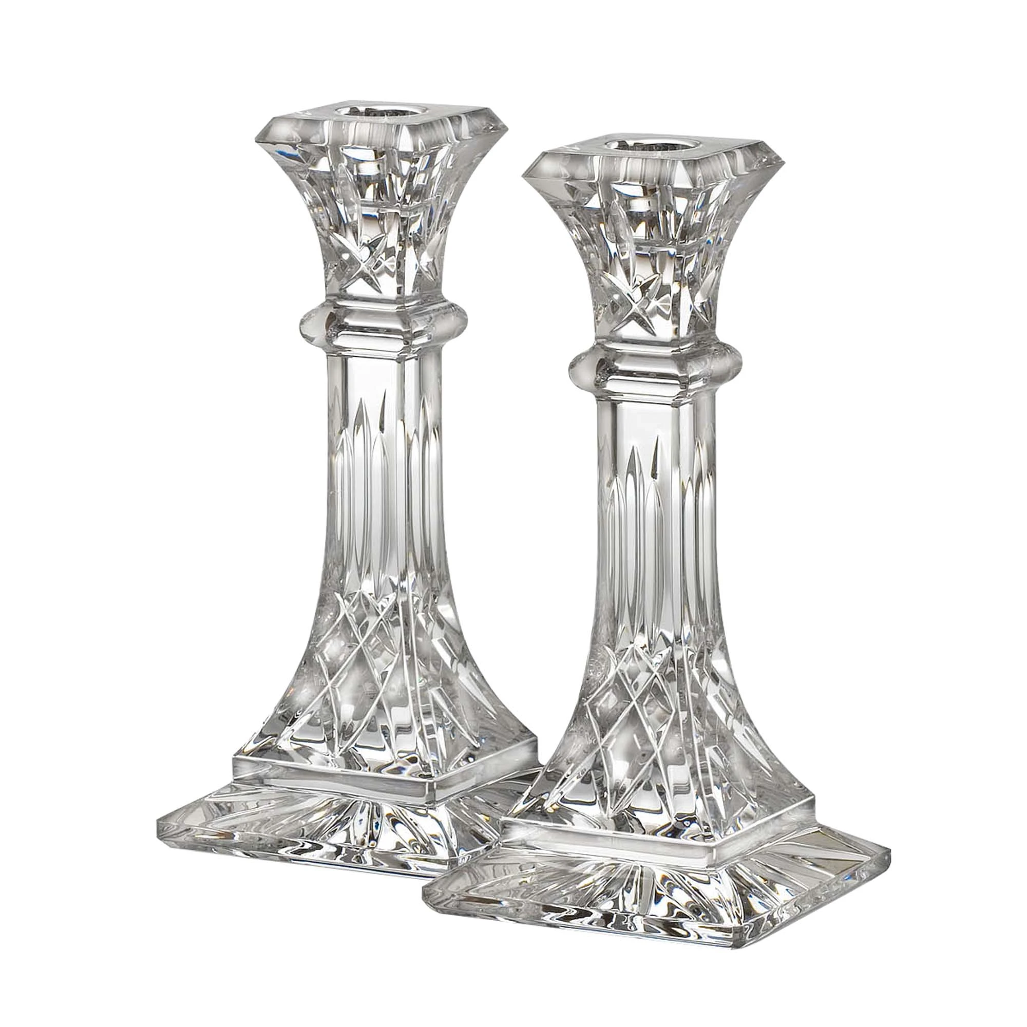 Waterford Crystal Lismore 6'' Candlestick Pair