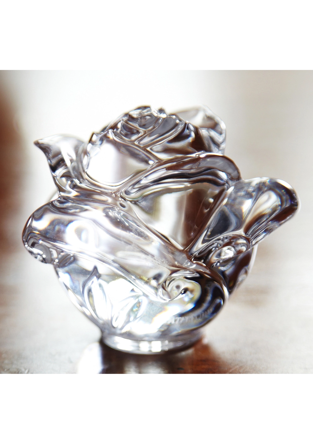 Waterford Crystal Rose Paperweight