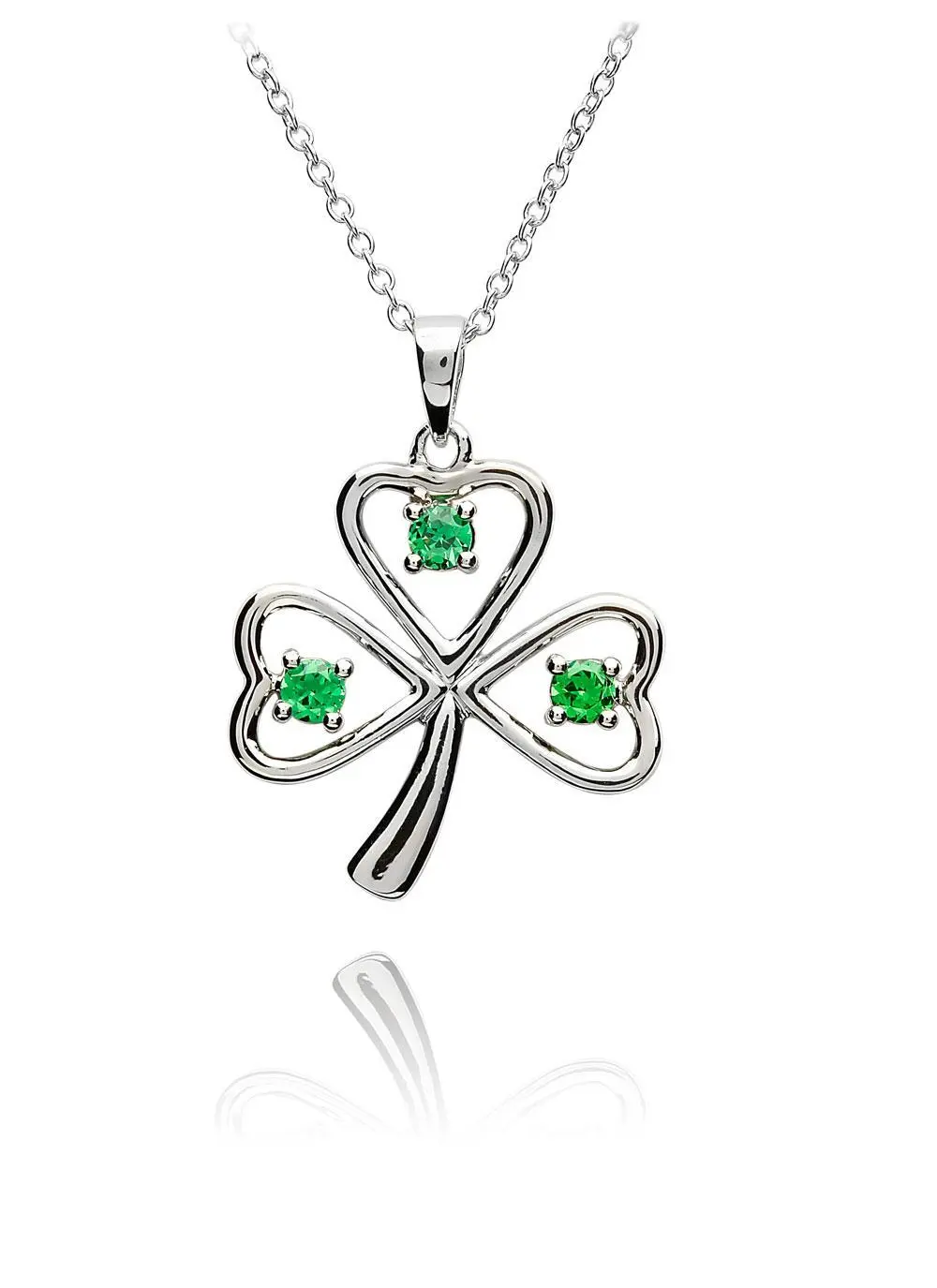 Shamrock Pendant & Earrings Set