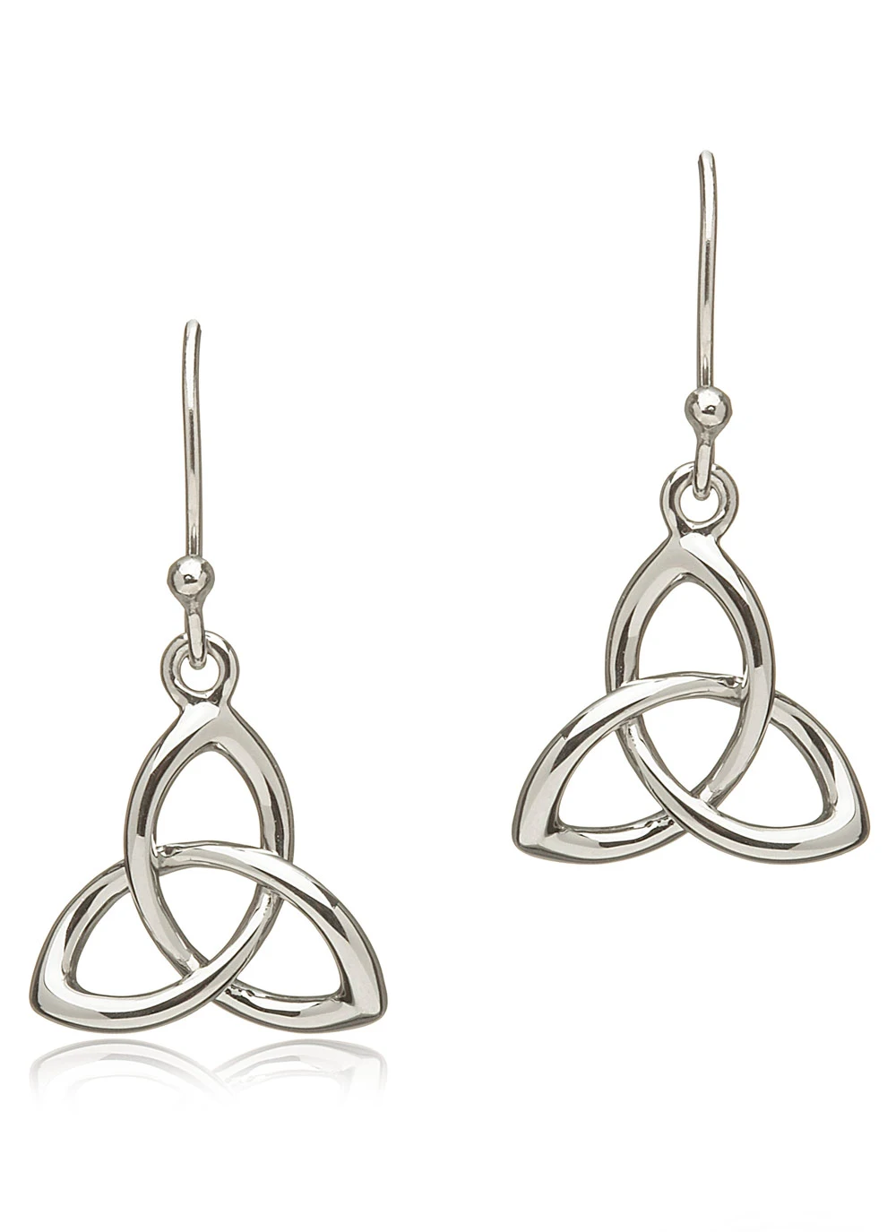 Sterling Silver Troika Earrings 