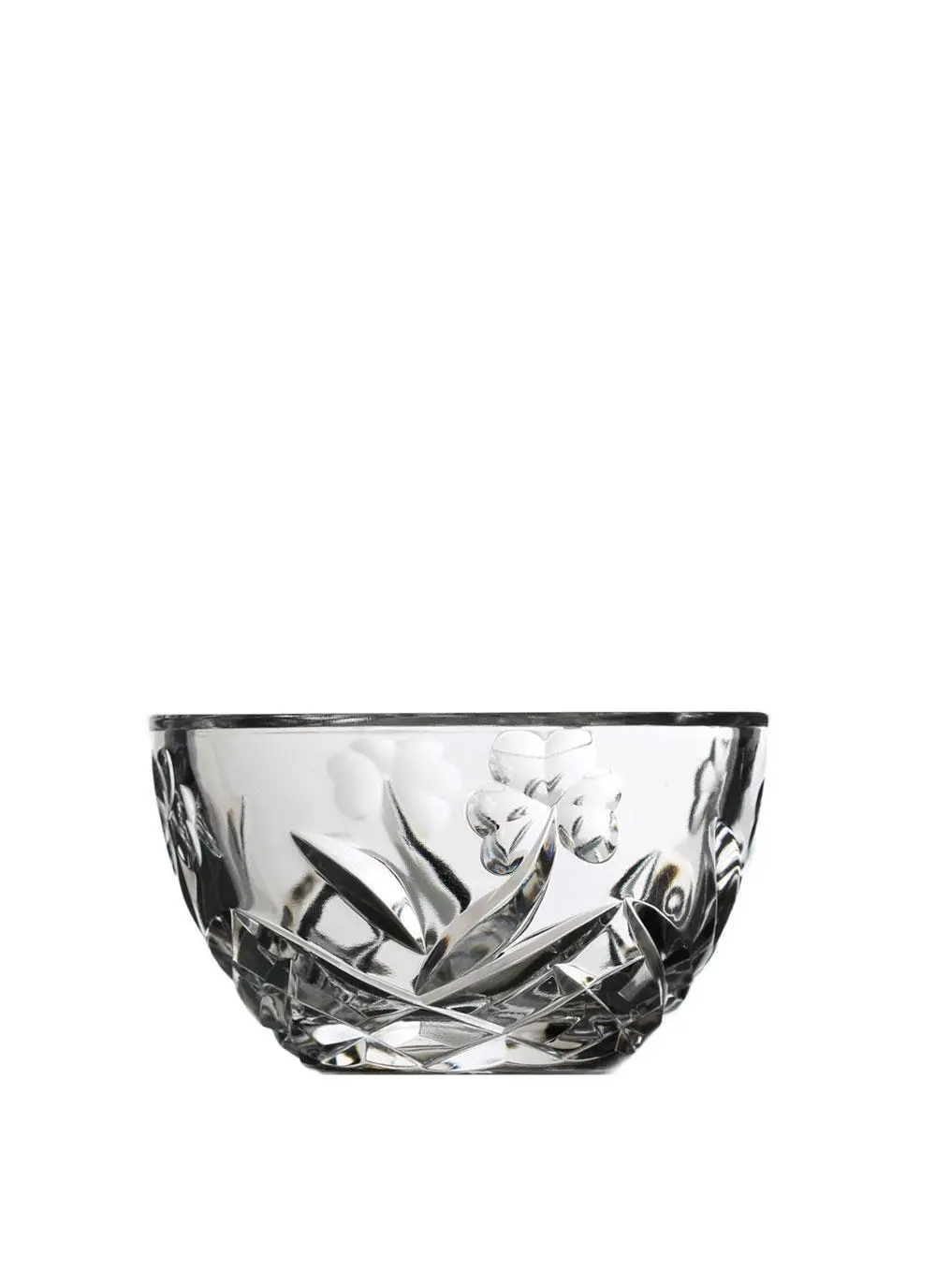 Emerald Crystal Shamrock Finger Bowl