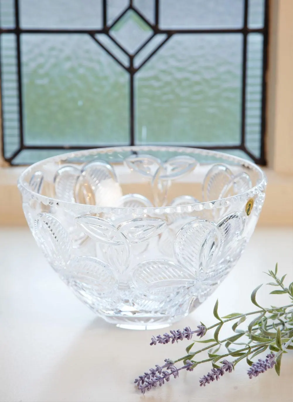 Waterford Crystal Irish Shamrock 10'' Bowl