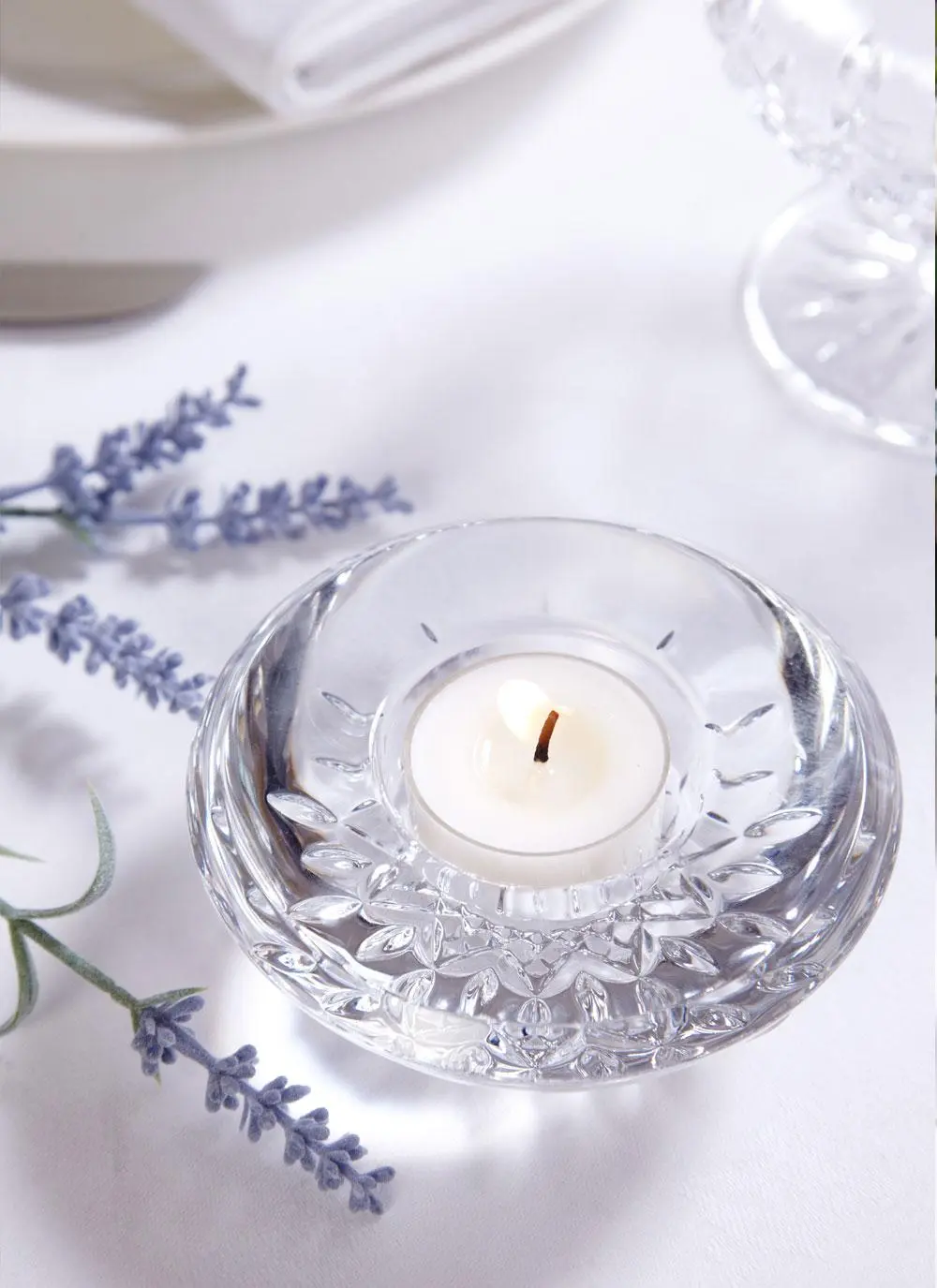 Waterford Crystal Lismore Essence Votive & Candle