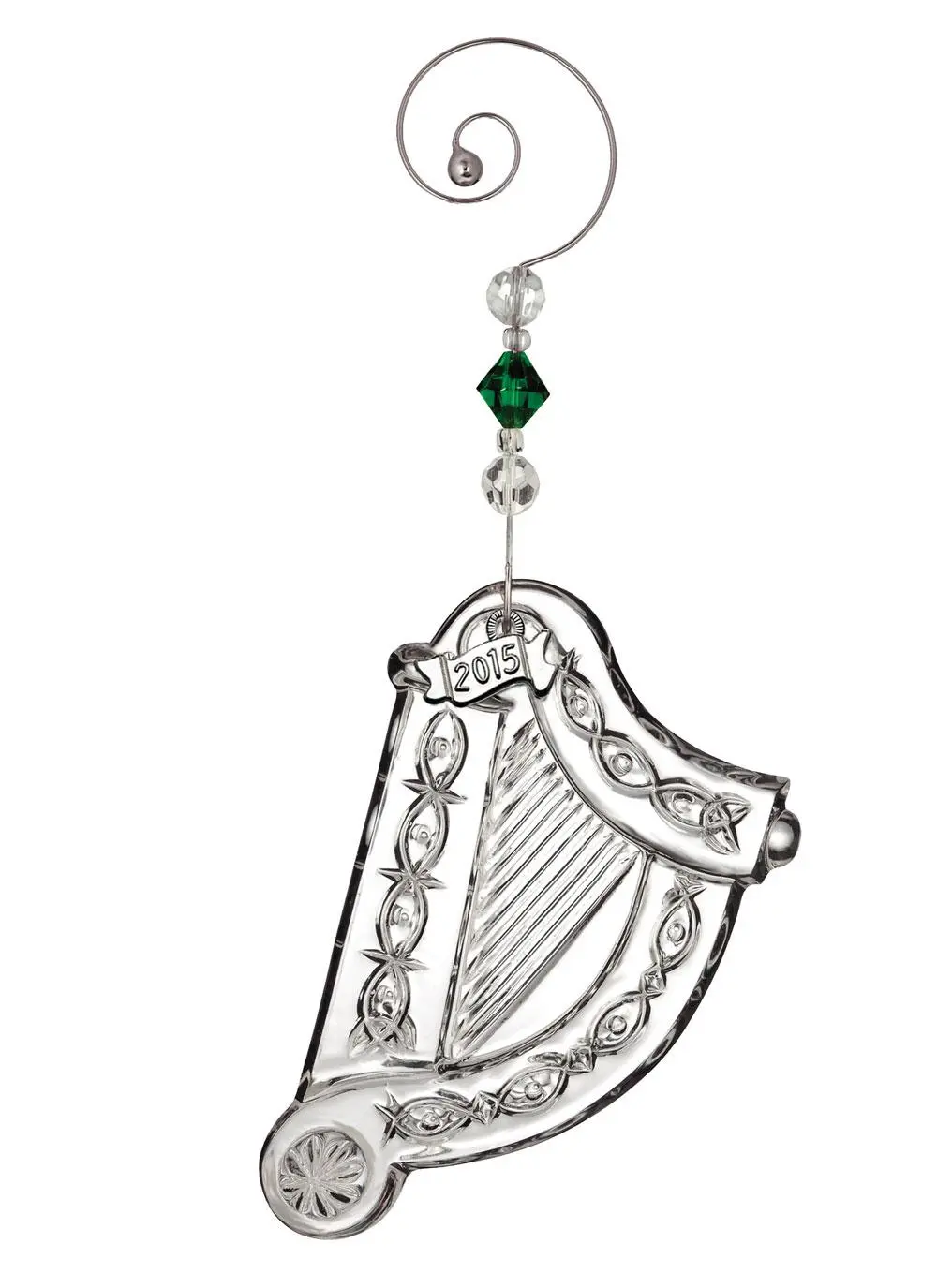 Crystal Harp Ornament 