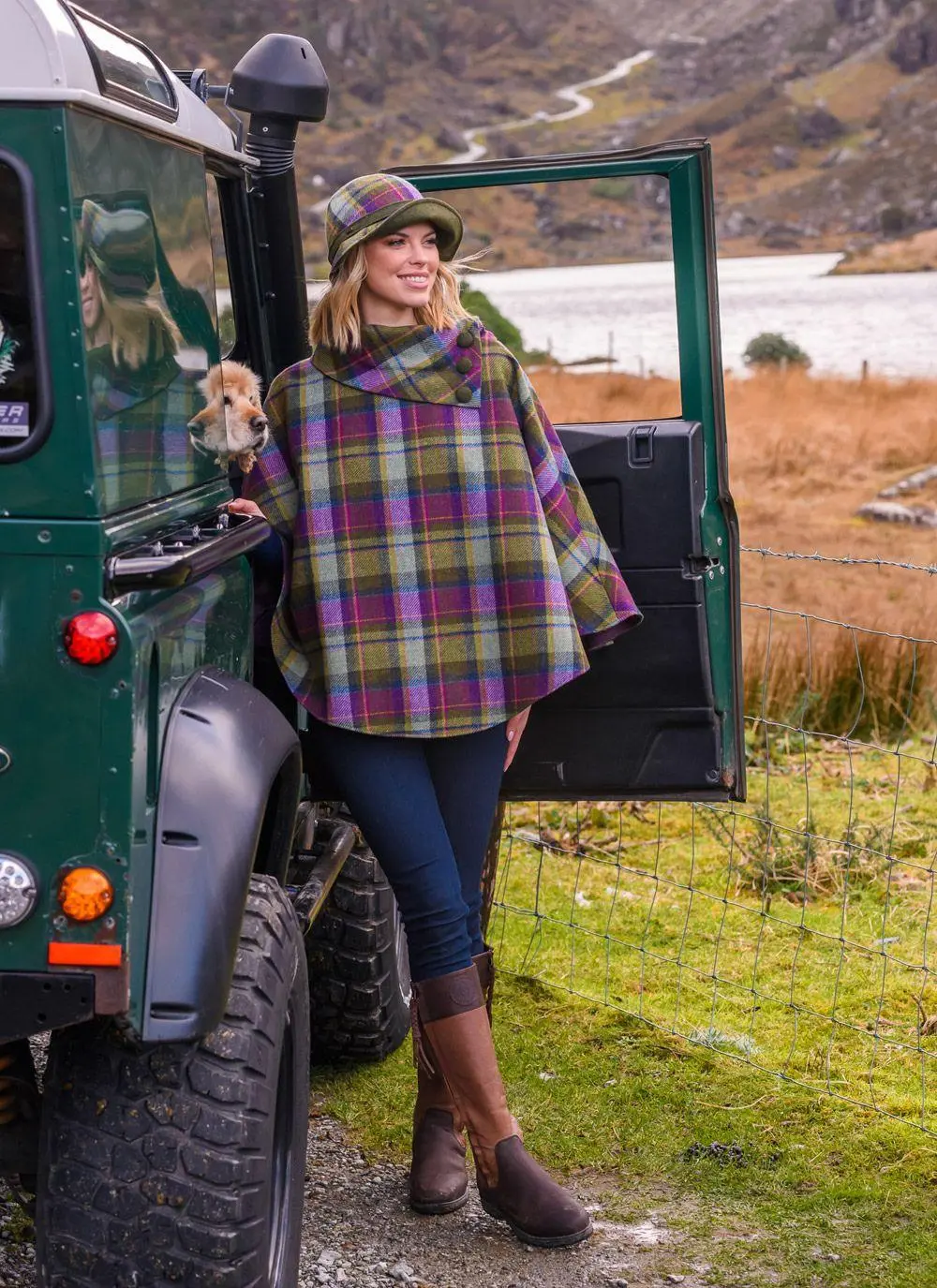 Mucros Wool Poncho