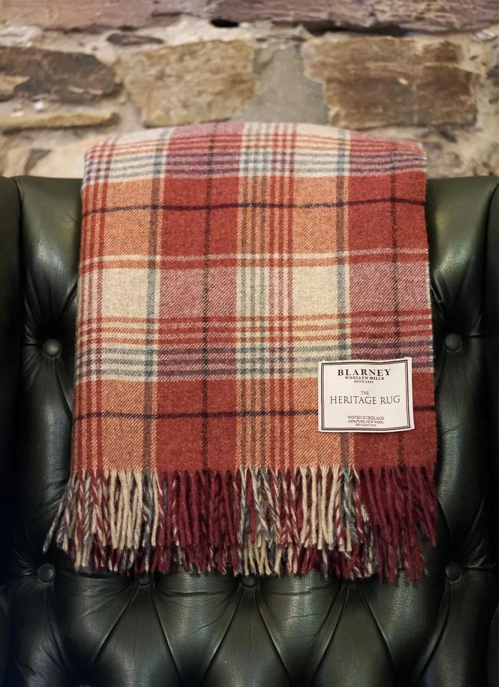 Irish Sunrise Lambswool Throw