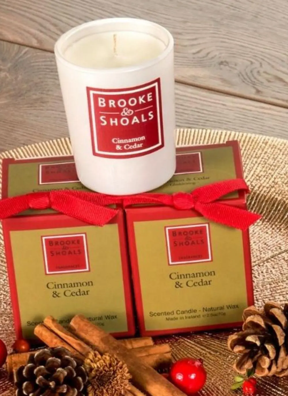 Christmas Cracker - 2 Pack Cinnamon & Cedar