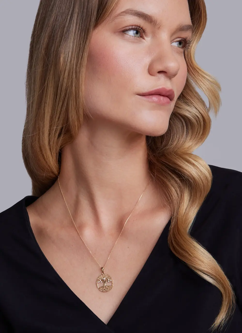 10ct Gold Tree Of Life Pendant