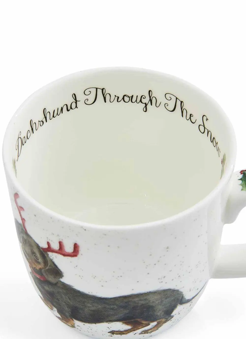 Dashhound Through the Snow Mug
