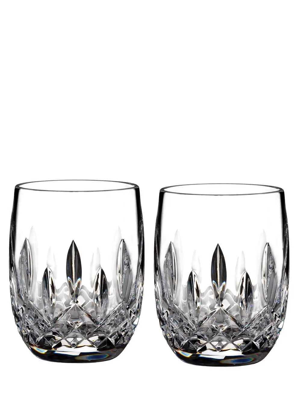 Waterford Crystal Lismore Connoisseur Rounded 7oz Tumbler Pair