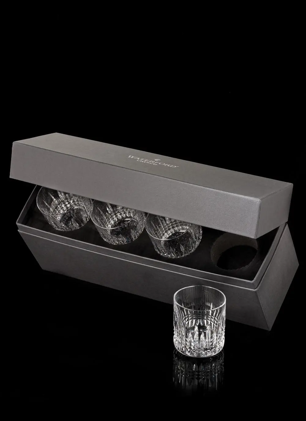 Waterford Crystal Lismore Connoisseur Diamond Straight Tumbler Set Of 4 