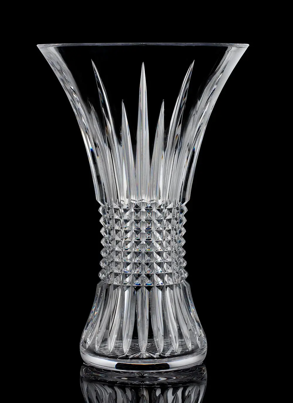 Waterford Crystal Lismore Diamond 12'' Vase 