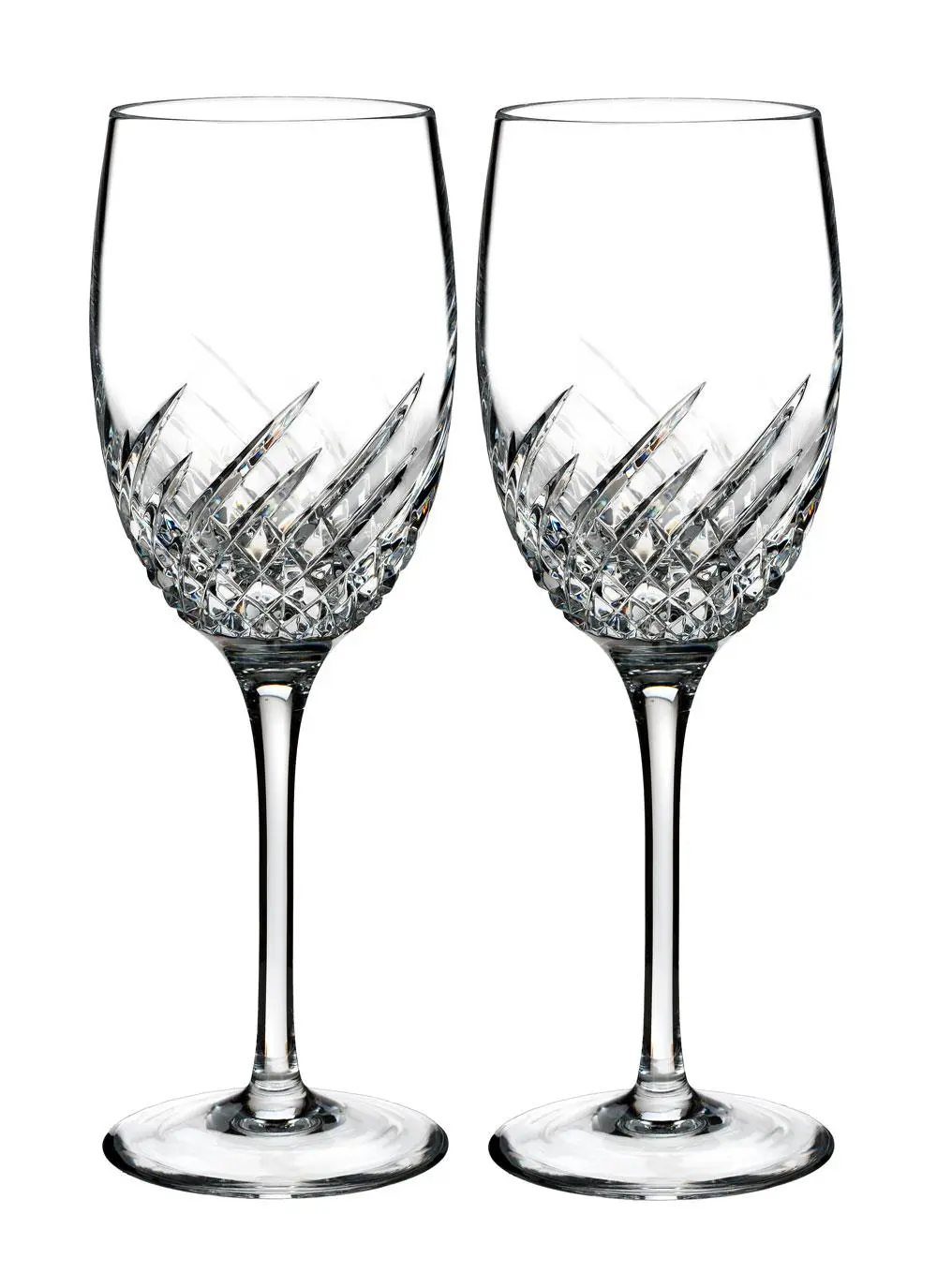 Waterford Crystal Essentially Wave Wine Pair