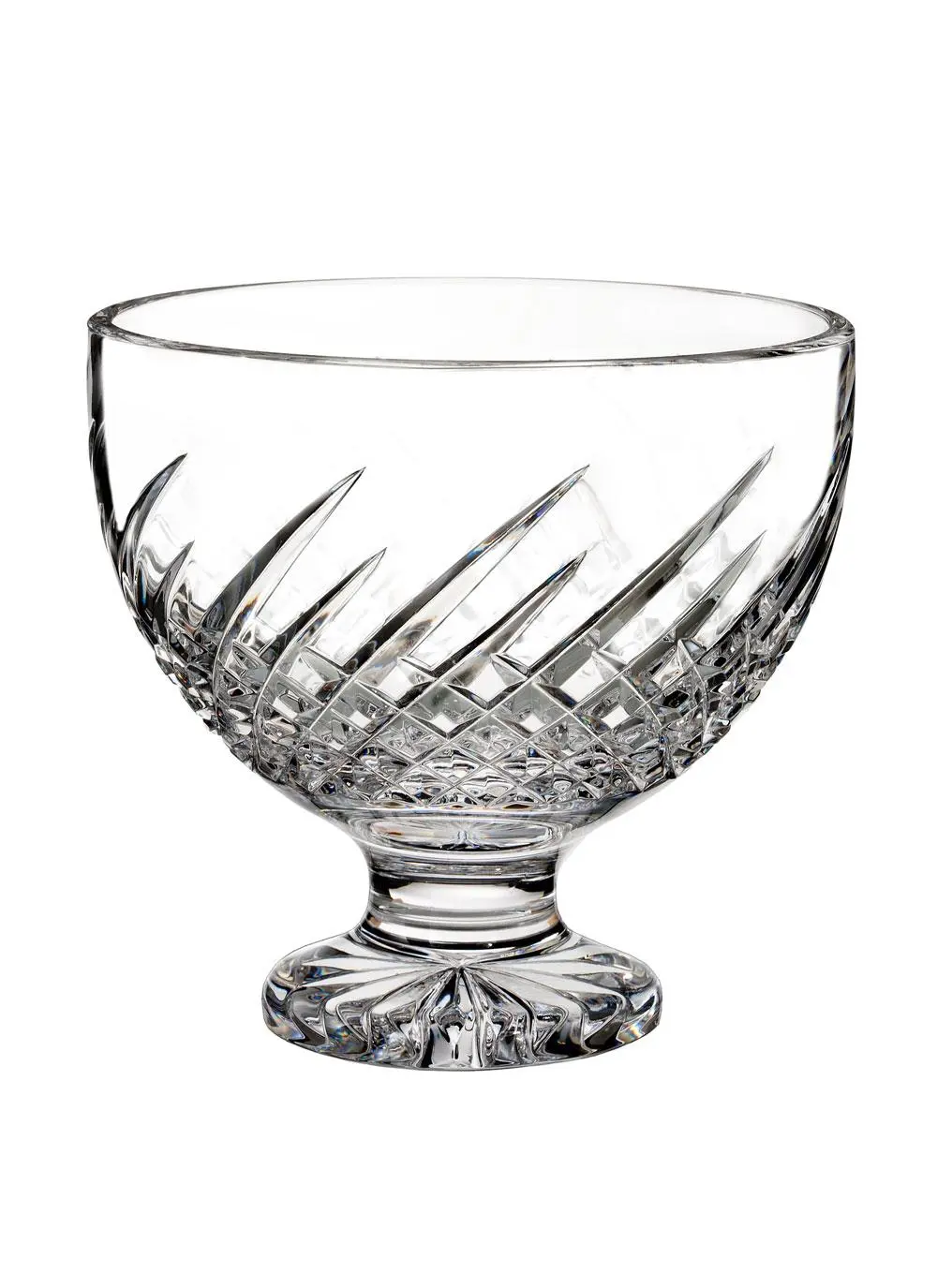 Waterford Crystal Wave 5'' Footed Bowl