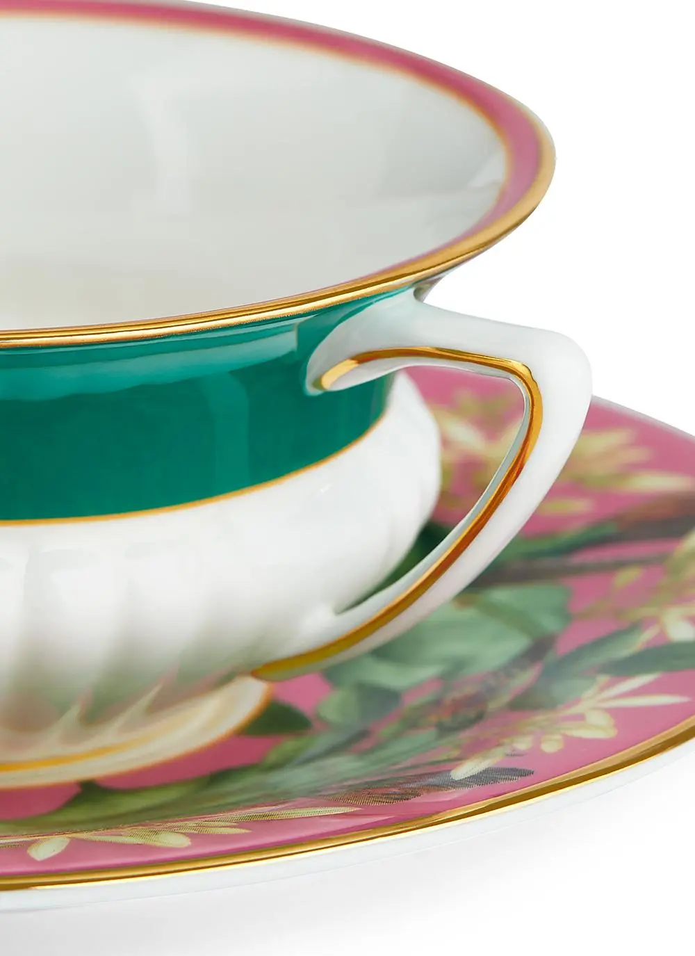 Wedgwood Wonderlust Pink Lotus Teacup & Saucer