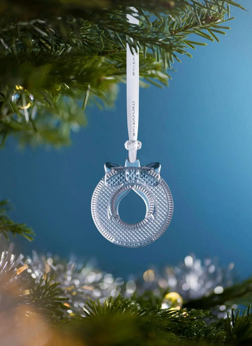 Waterford Crystal Mini Wreath Ornament