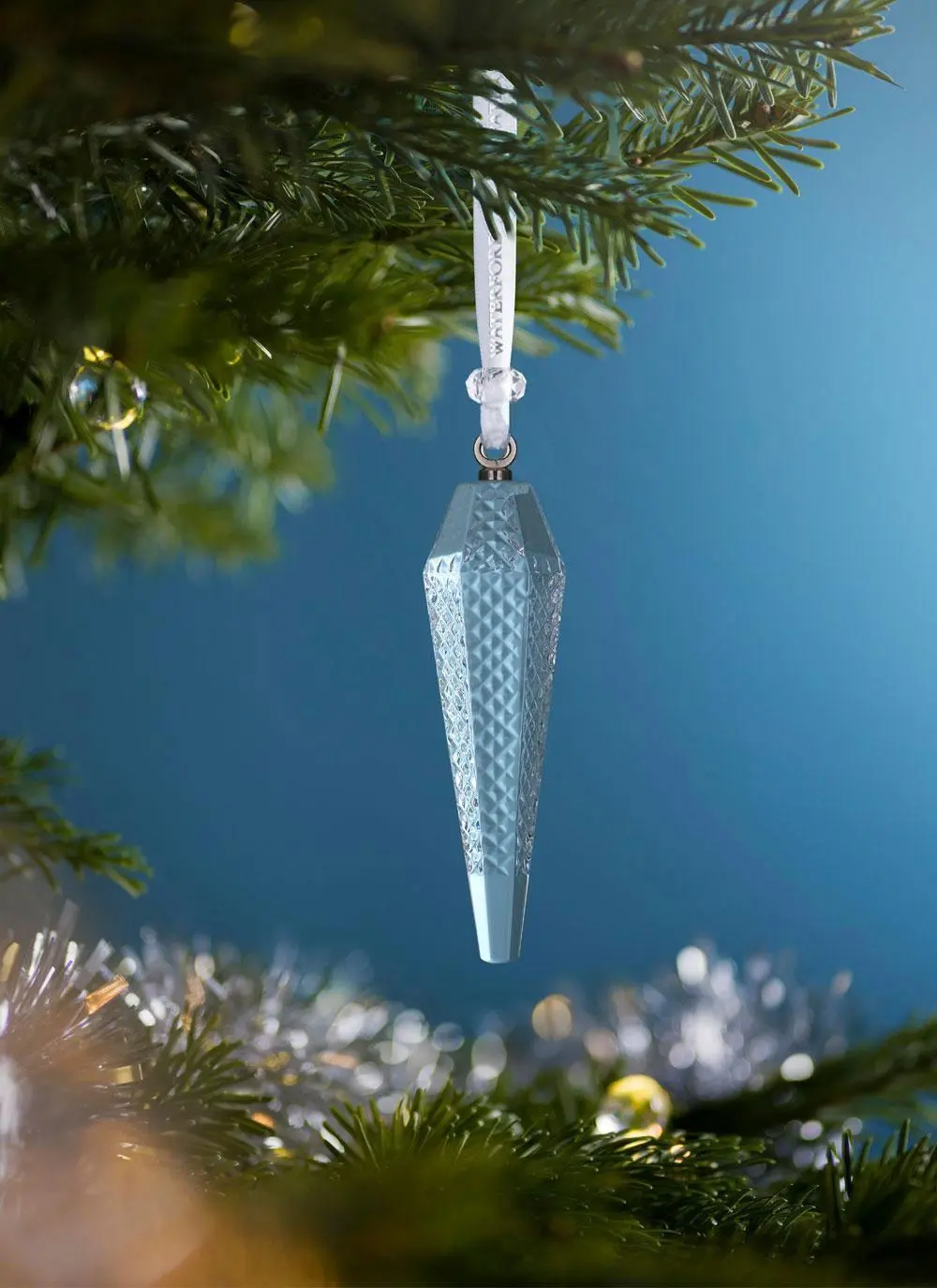 Waterford Crystal Set of 3 Icicle Ornaments