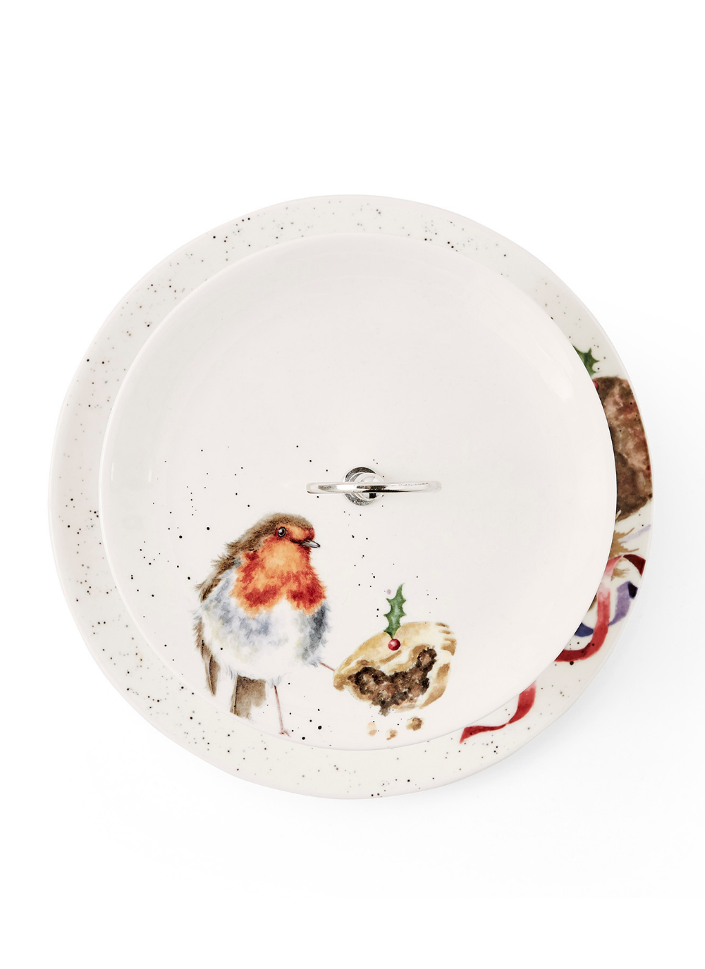 Two Tier Christmas Cake Stand