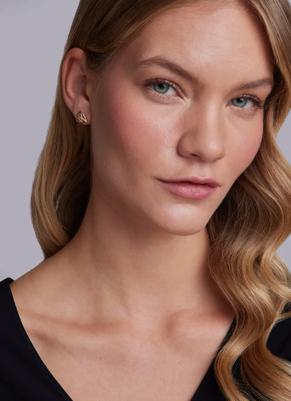 10ct Gold Trinity Knot Earrings