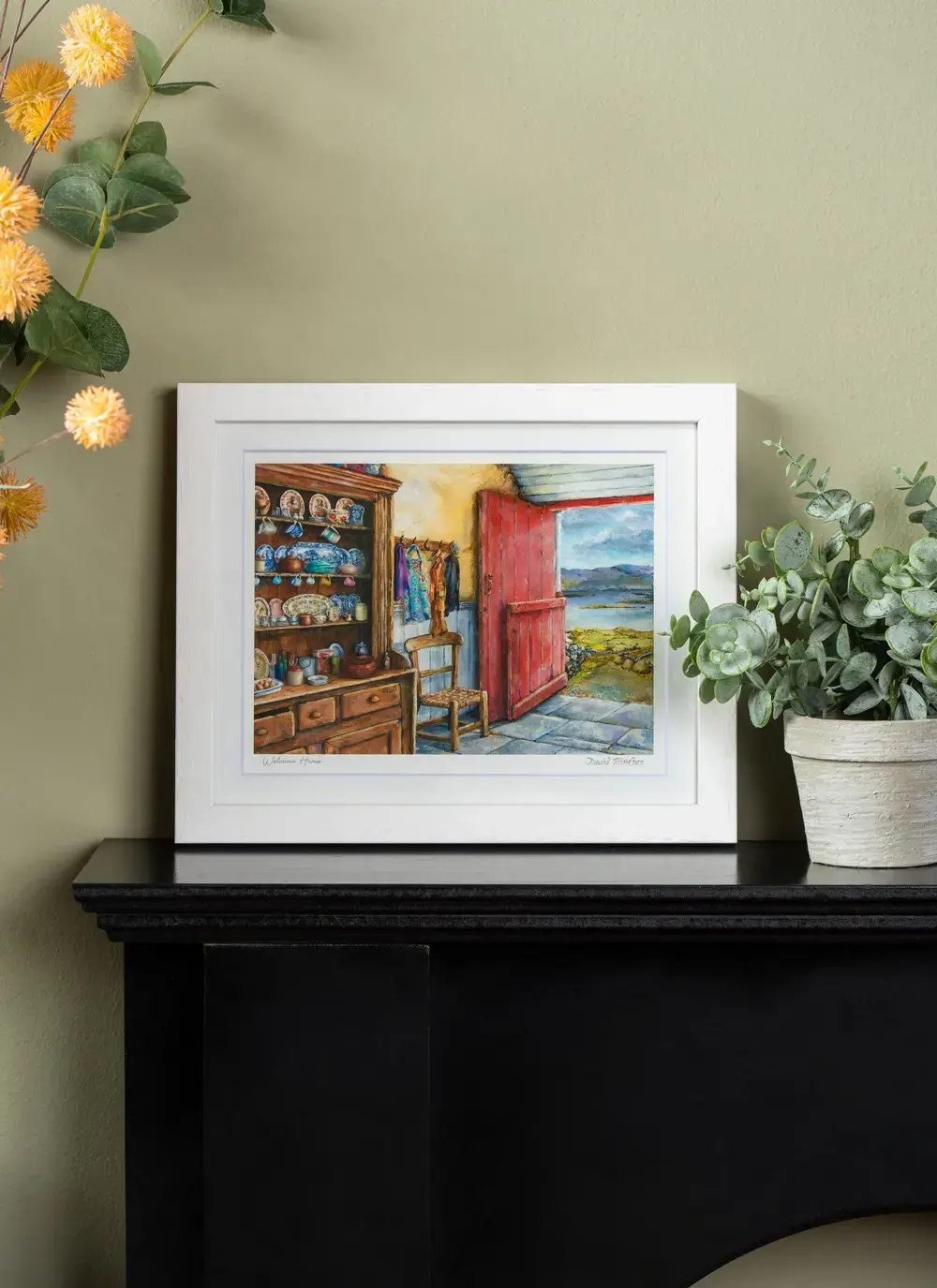 Welcome Home Framed Wall Art David Minehan