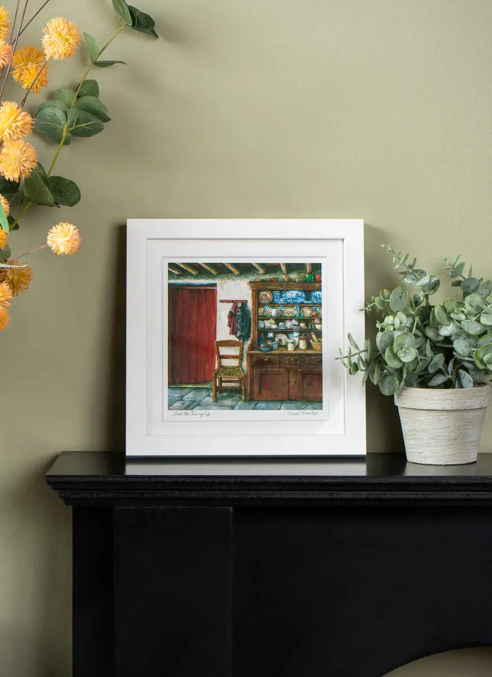Just the Two of Us Framed Print David Minehan Blue Shoe Gallery 