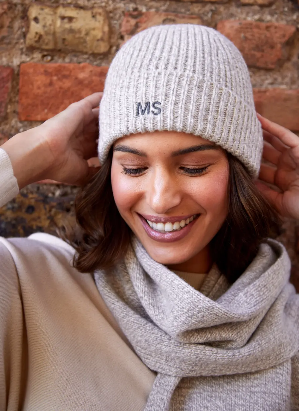 Personalized Cashmere Wool Beanie