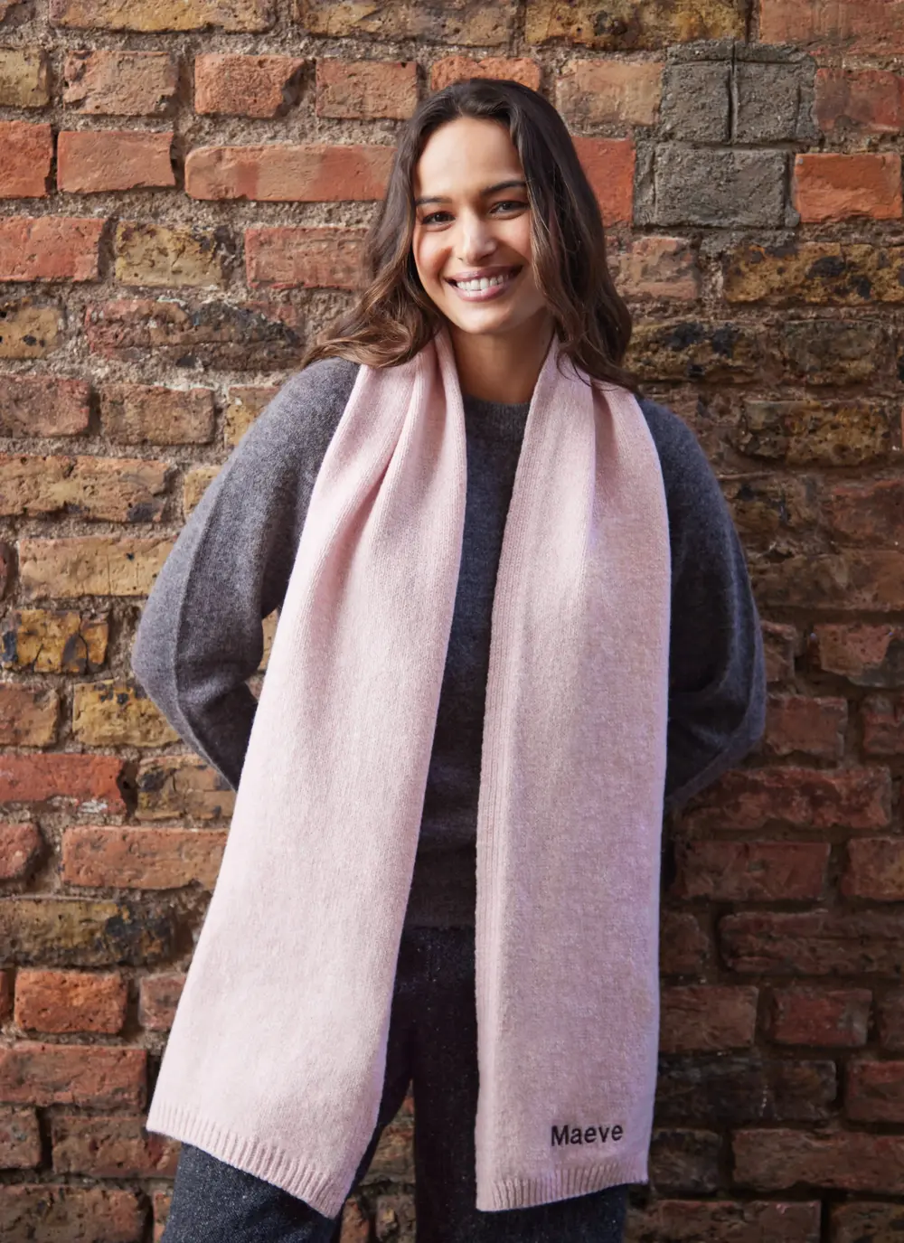 Personalized Wool Cashmere Scarf