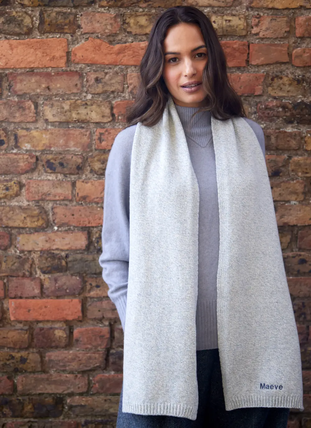 Personalized Wool Cashmere Scarf