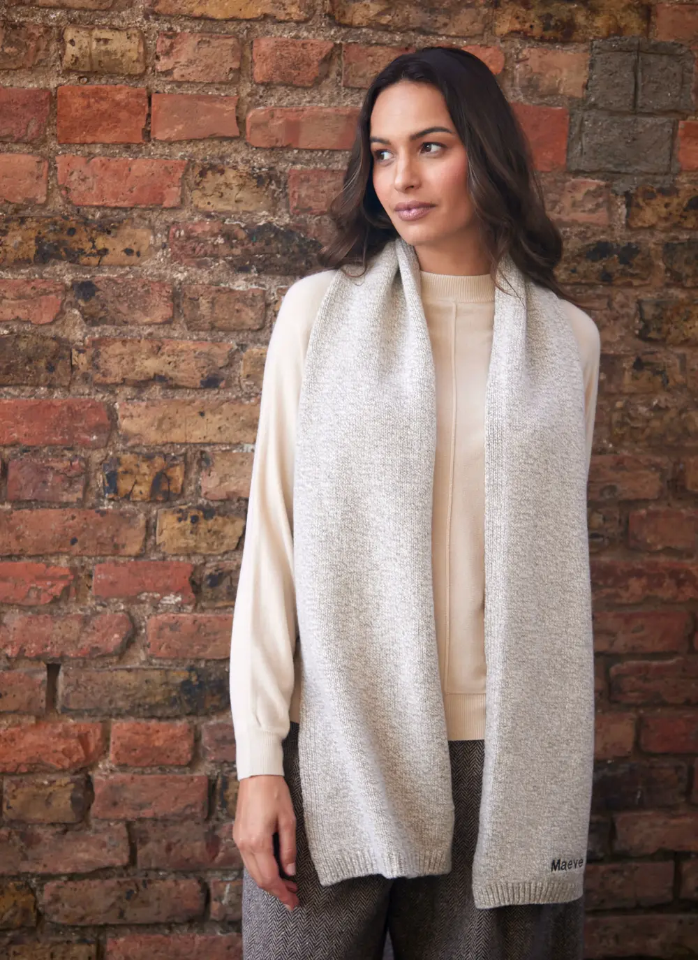 Personalized Wool Cashmere Scarf
