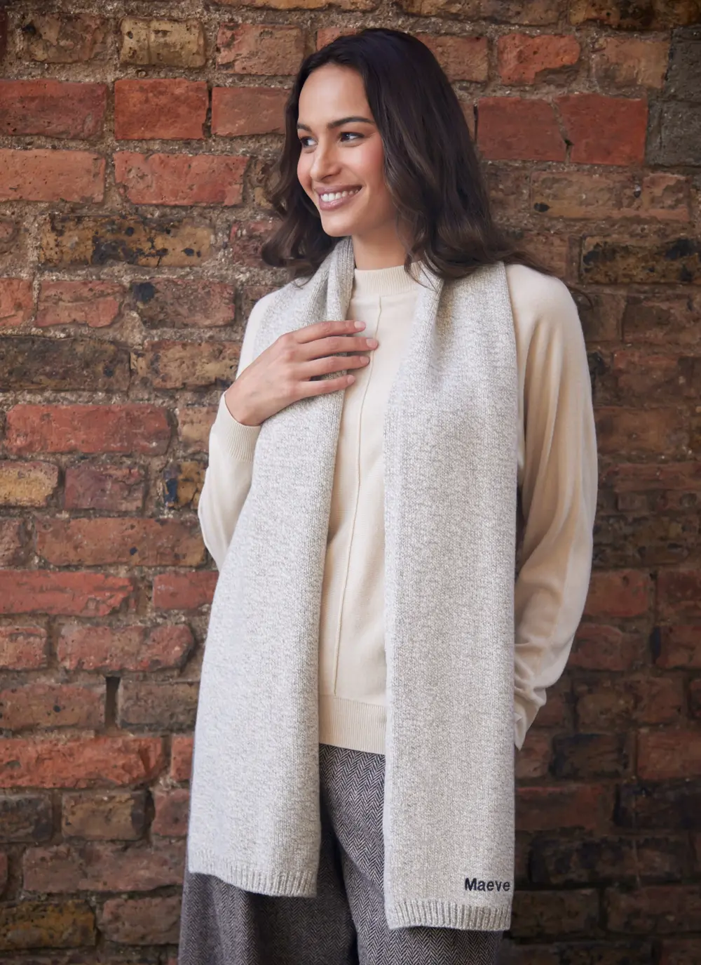 Personalized Wool Cashmere Scarf