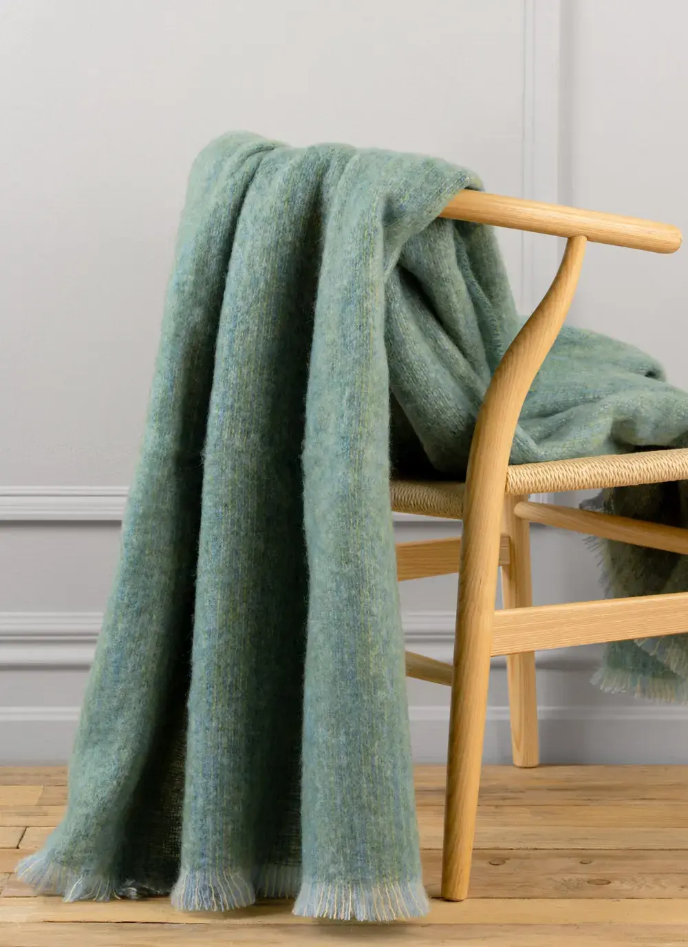 Sea Moss Mohair Throw 