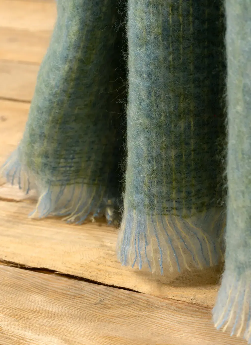 Sea Moss Mohair Throw 