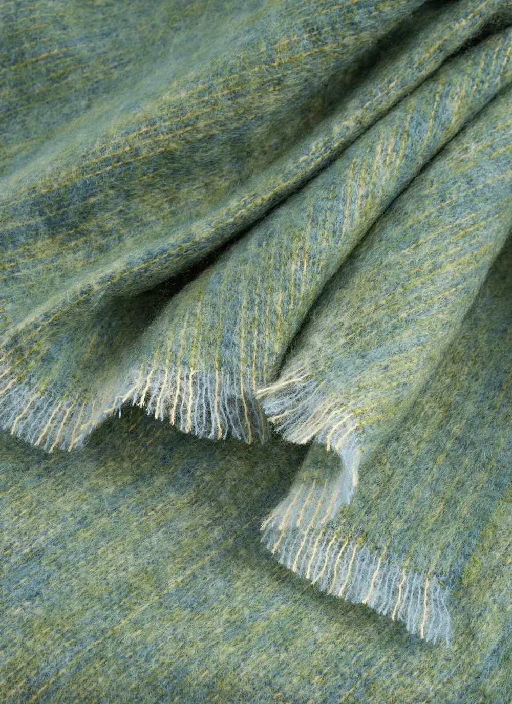 Sea Moss Mohair Throw 