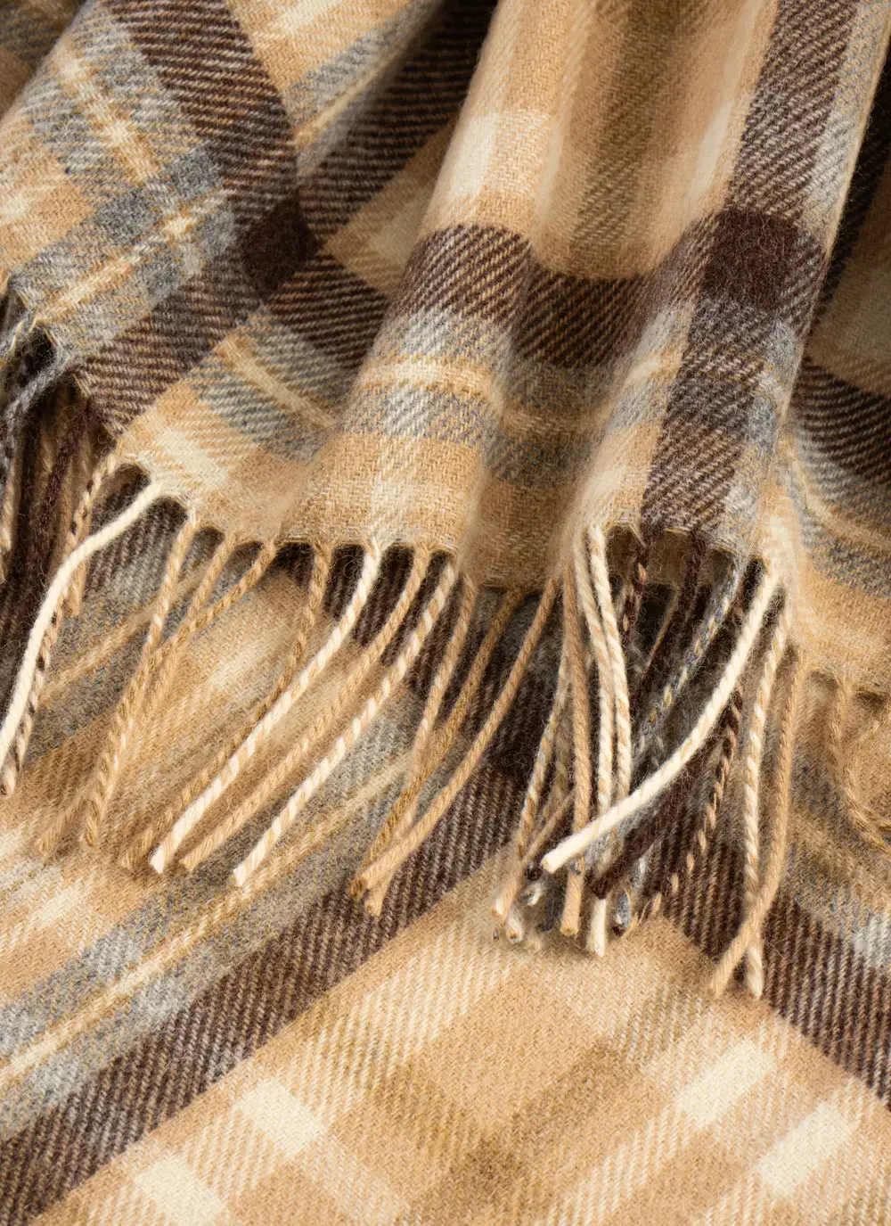 Brown Sugar Lambswool Throw 
