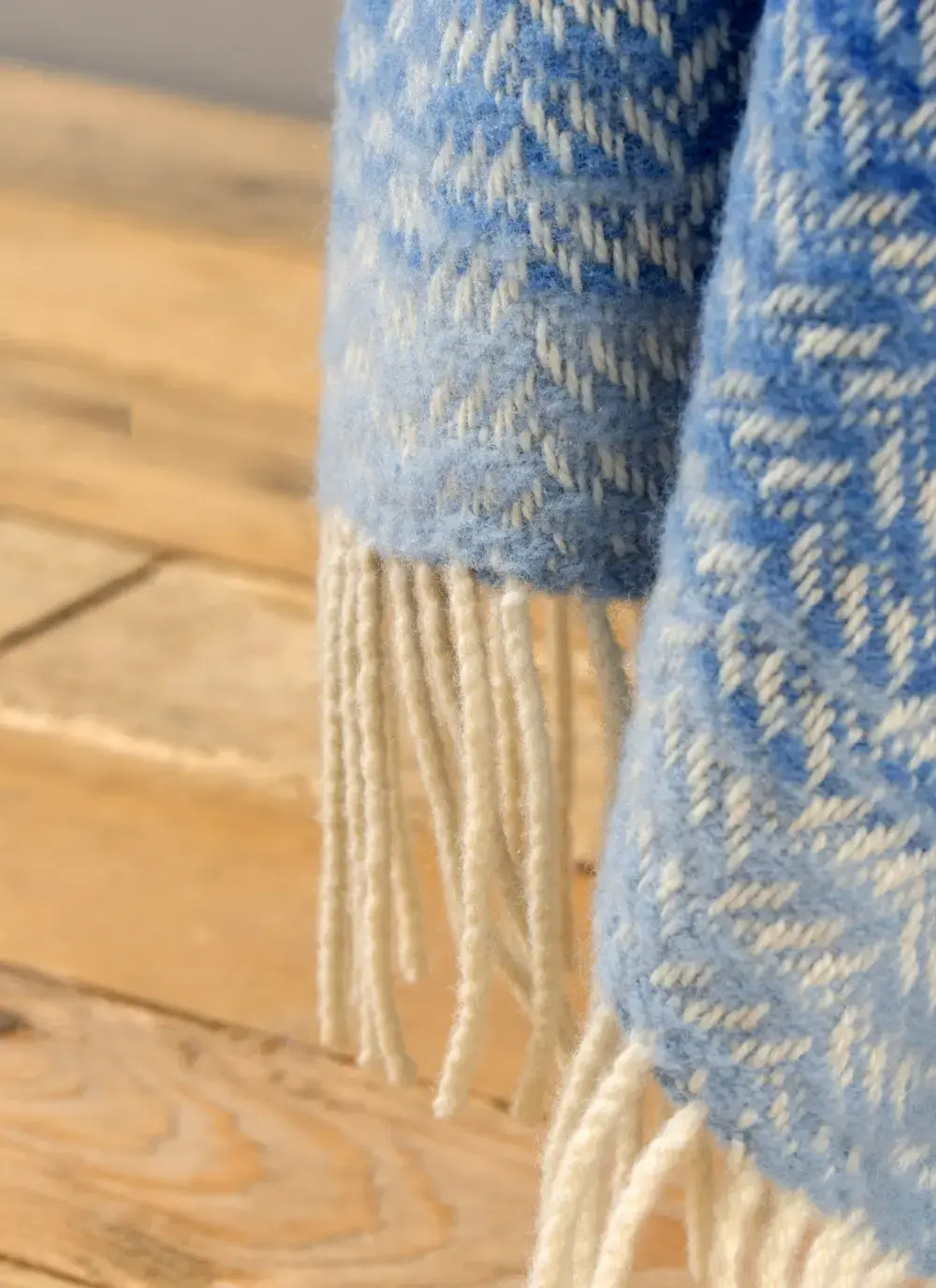 Mulberry Dusk Wool Cashmere Throw 