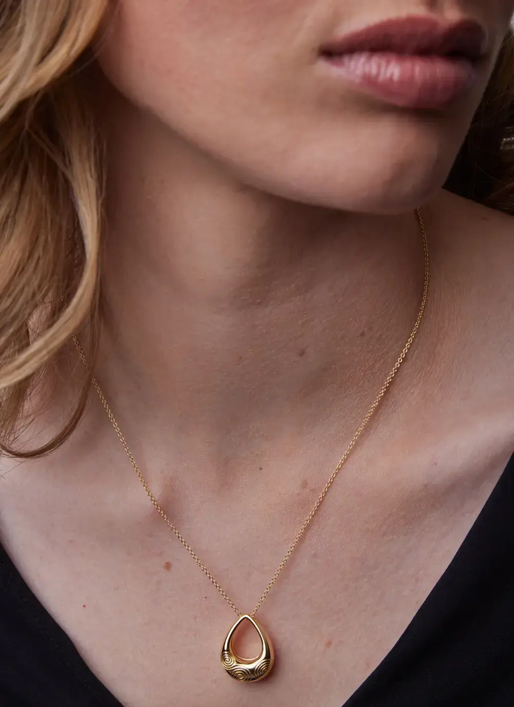 14ct Gold Vermeil Triskel Pendant