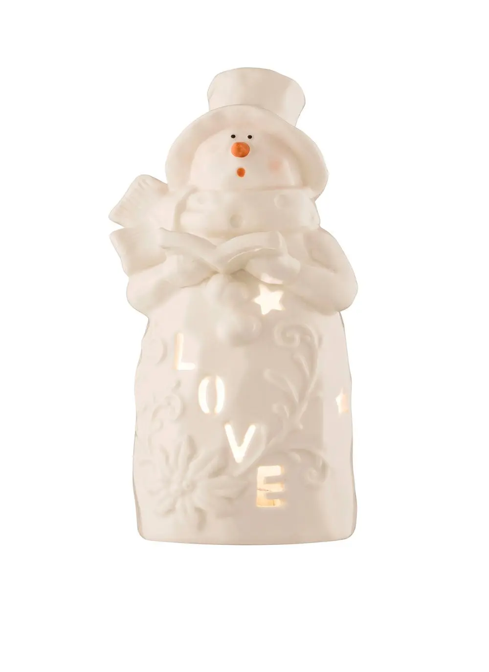 Love Snowman Votive